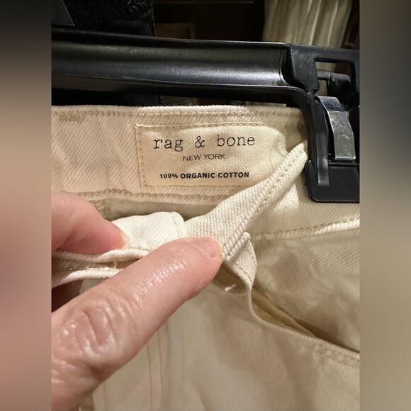 Rag & Bone High Rise A-Line Organic Cotton Midi Skirt - Picture 8 of 15